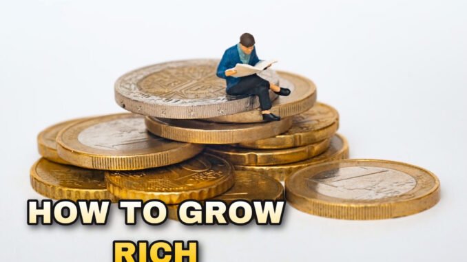 How to grow rich